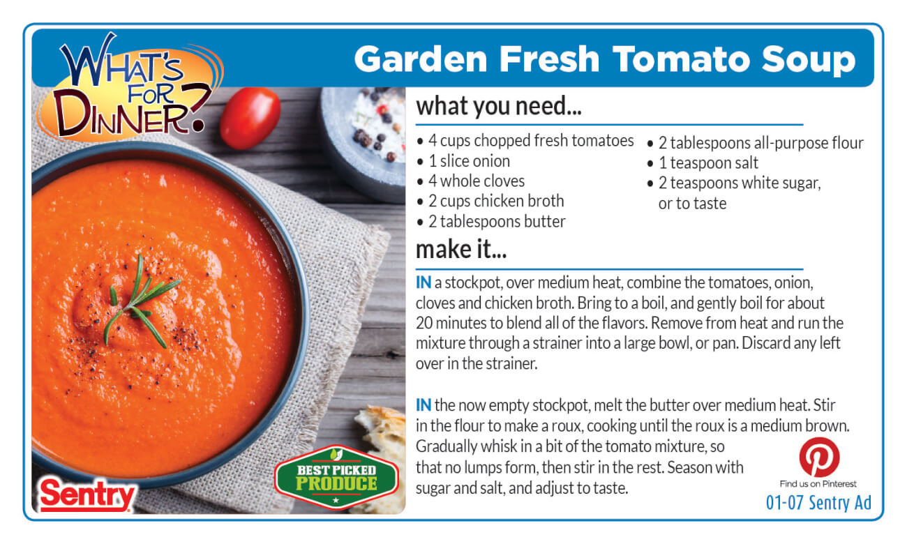 Garden Fresh Tomato Soup