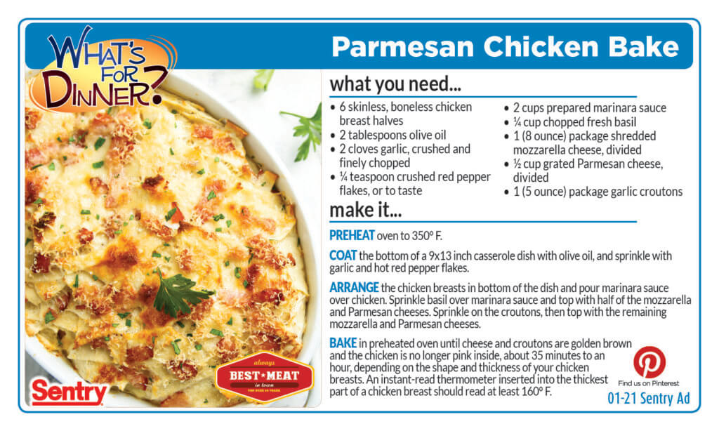 Parmesan Chicken Bake