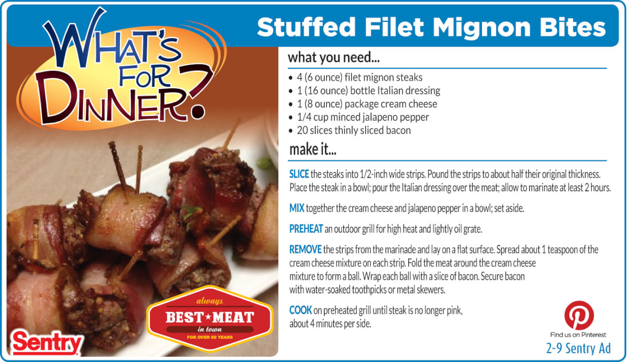 Stuffed Filet Mignon Bites