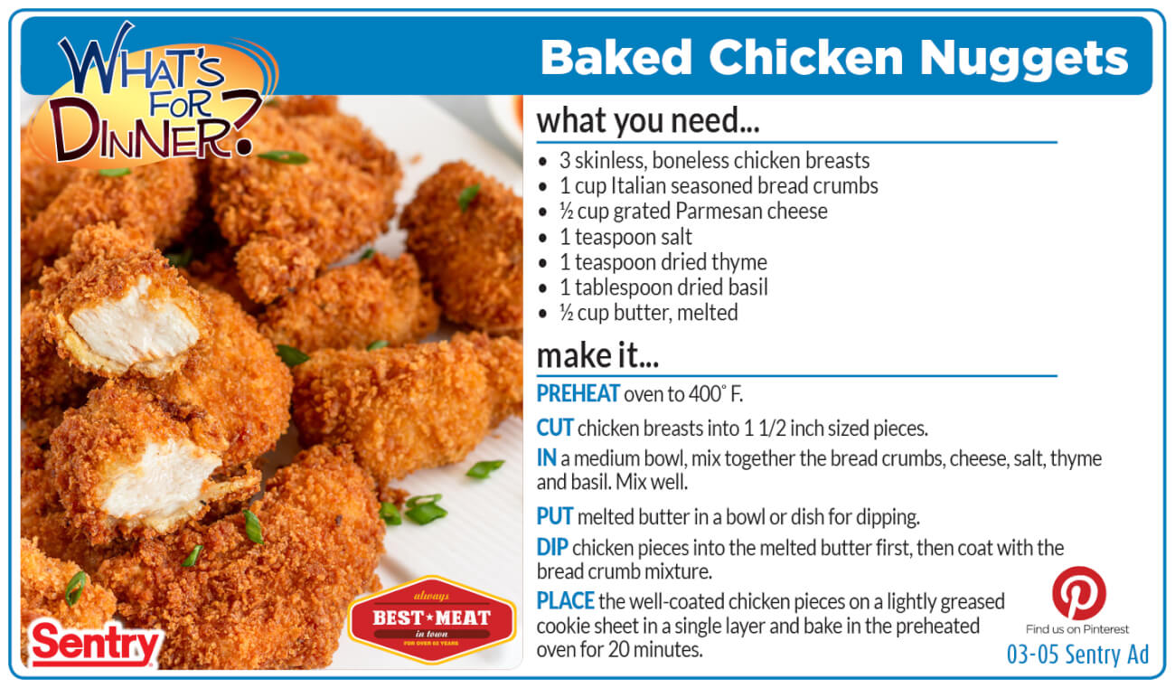 Baked Chicken Nuggets