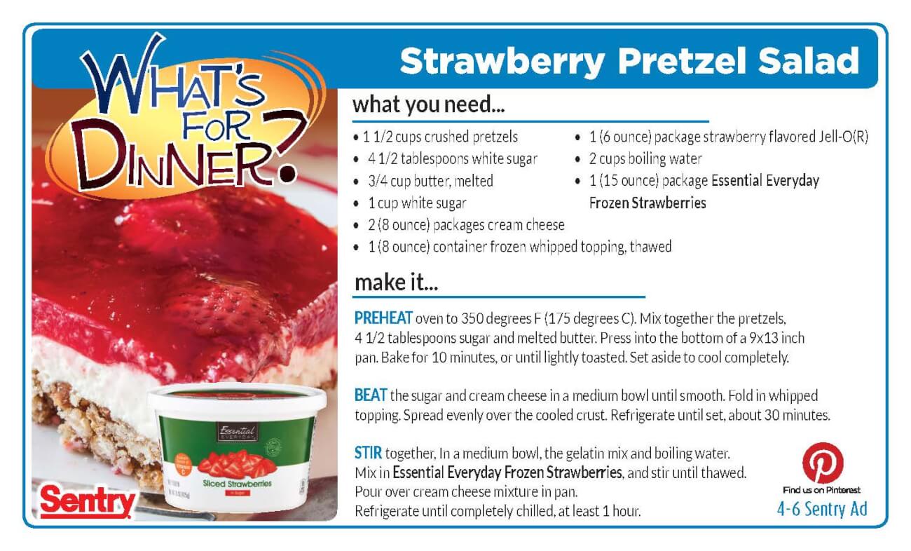 Strawberry Pretzel Salad