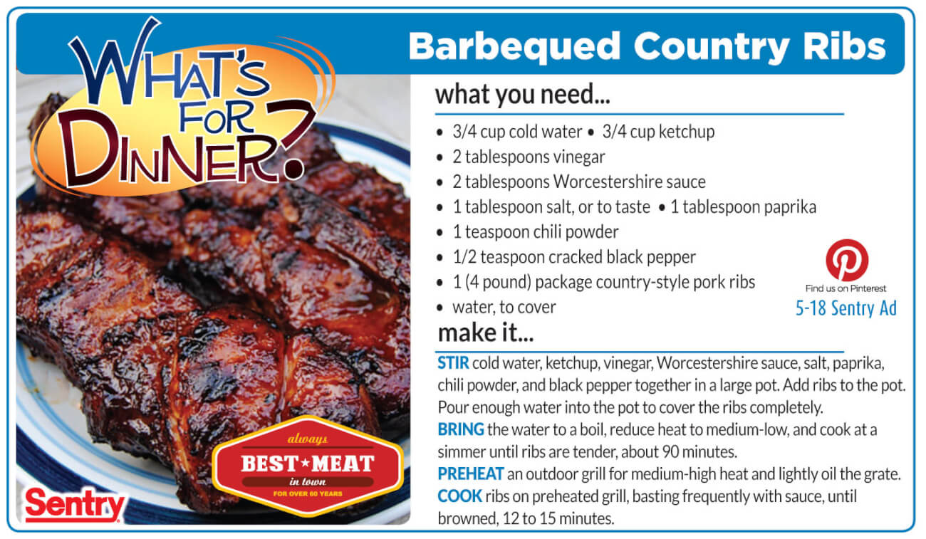 Barbequed Country Ribs