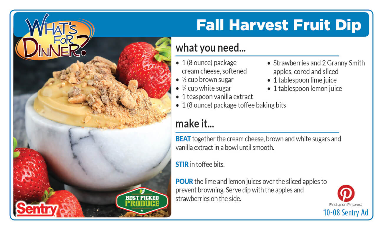 Fall Harvest Fruit Dip