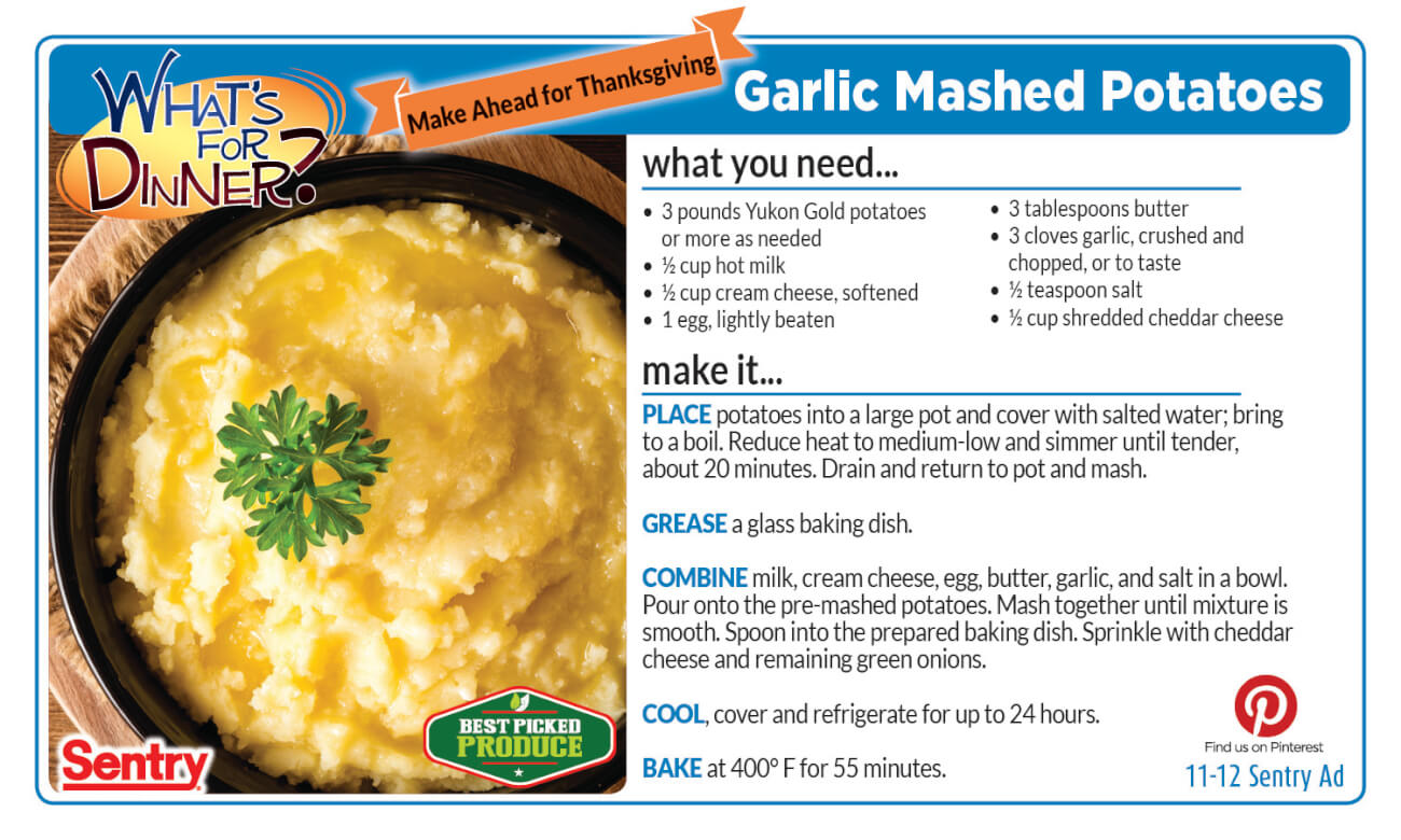 Garlic Mashed Potatoes