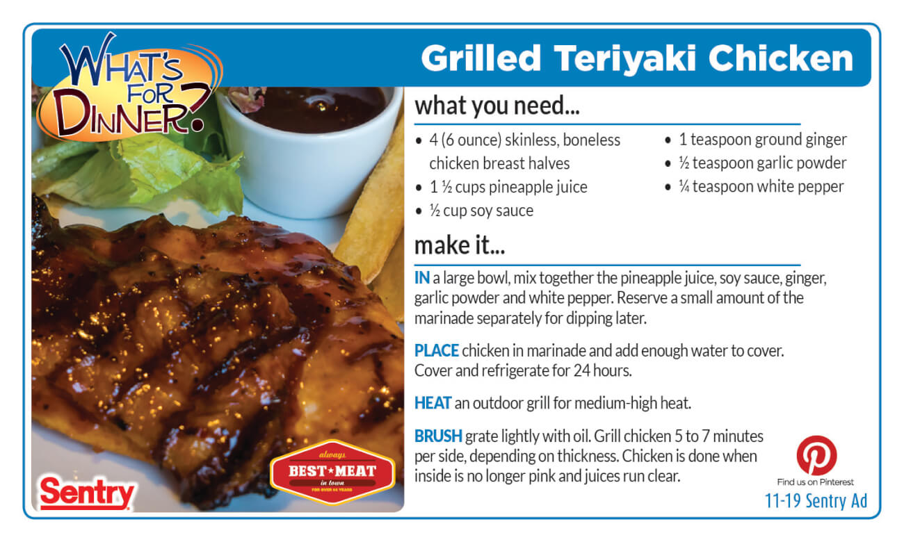 Grilled Teriyaki Chicken