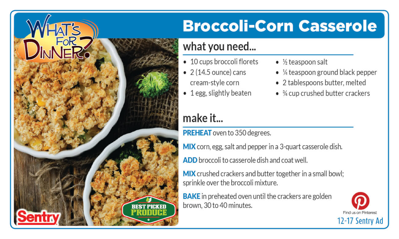 Broccoli-Corn Casserole