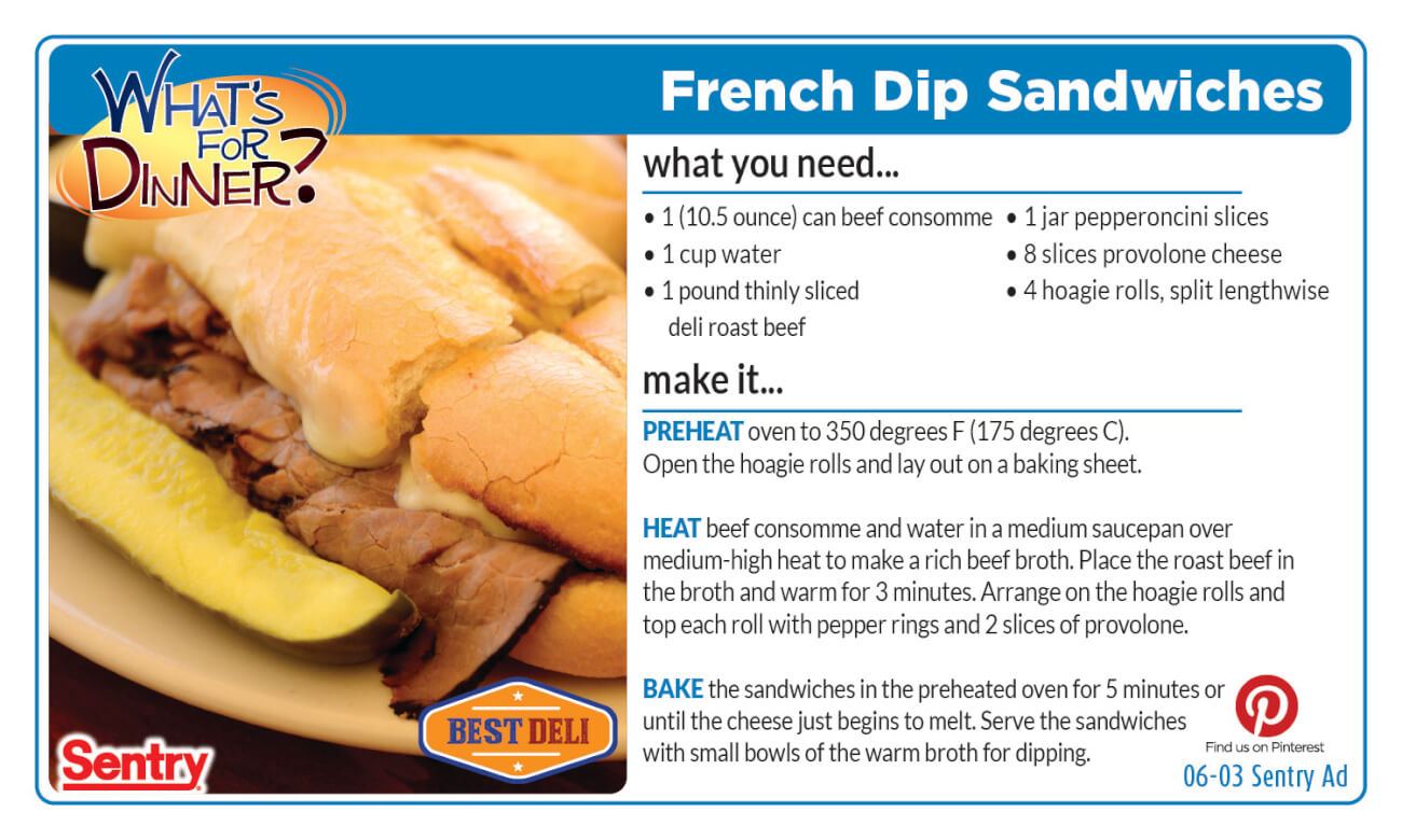 French Dip Sandwiches