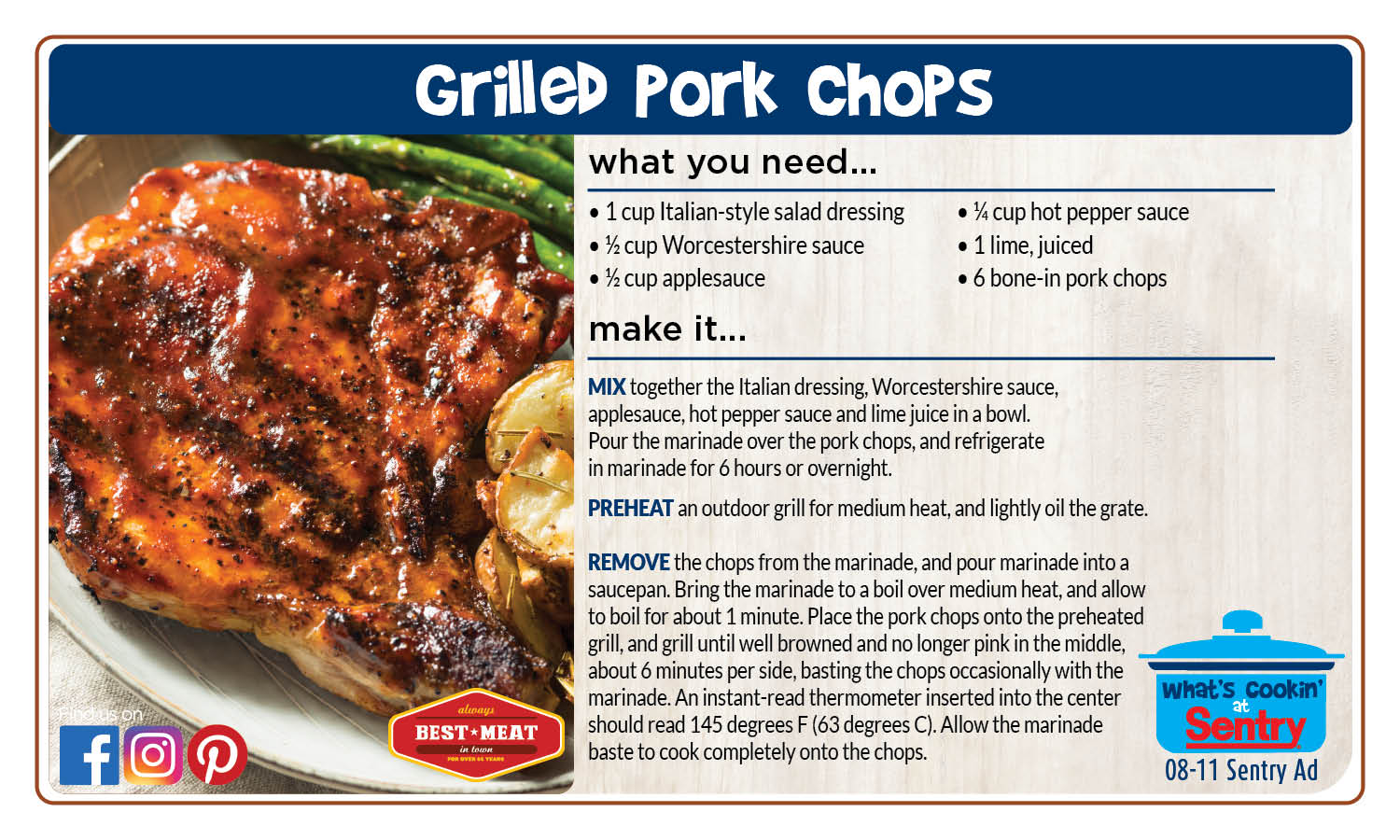 Grilled Pork Chops