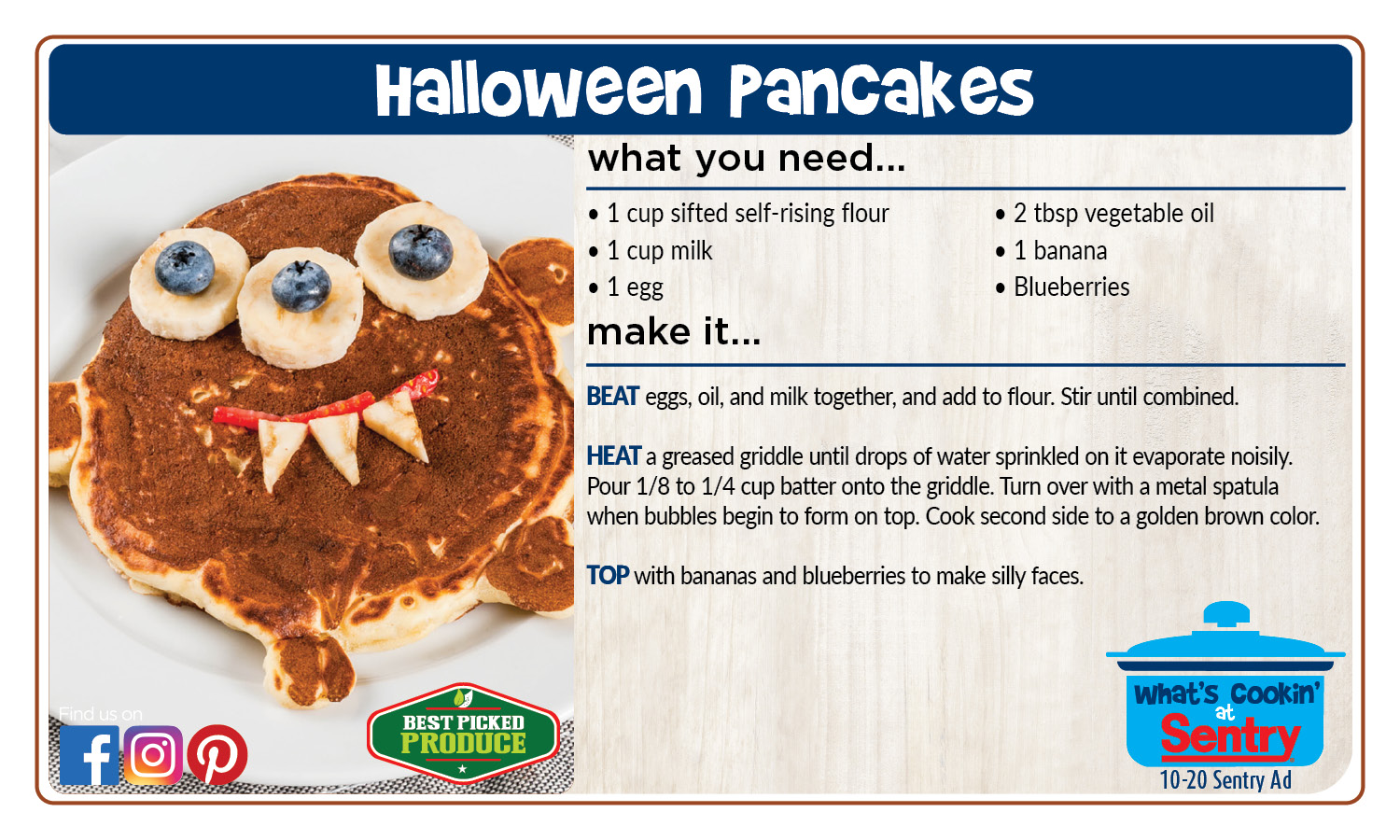 Halloween Pancakes