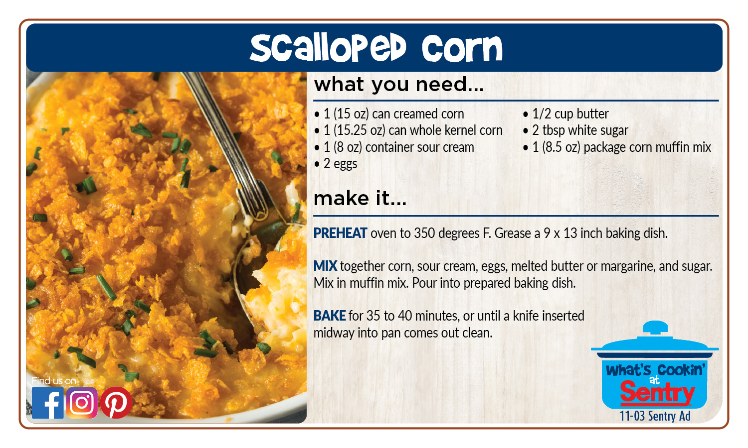 Scalloped Corn