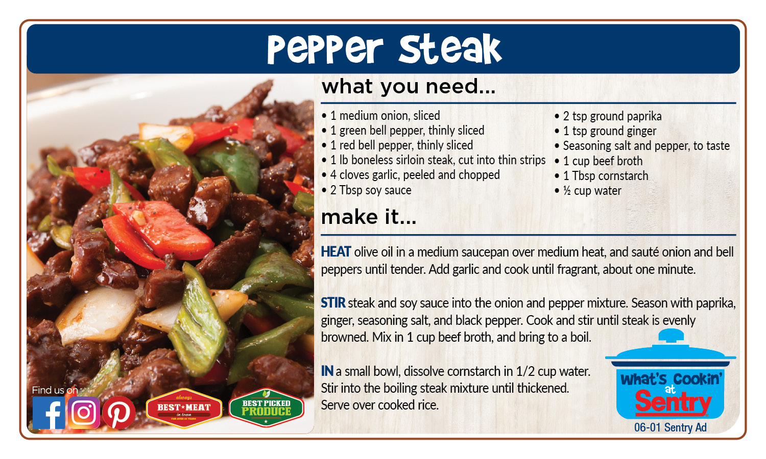 Pepper Steak