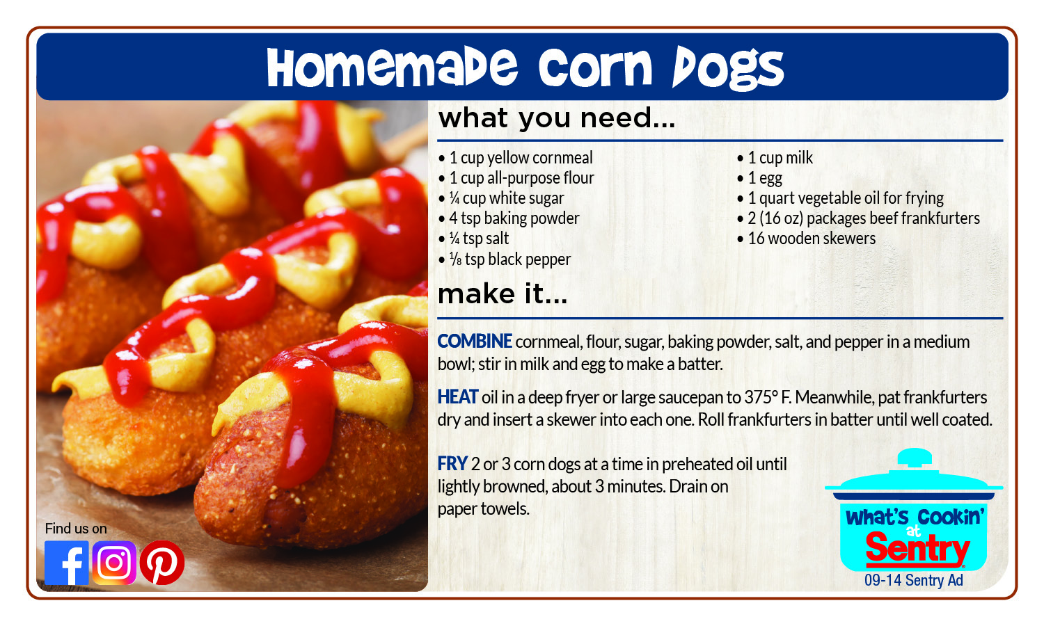Recipe: Homemade Corn Dogs