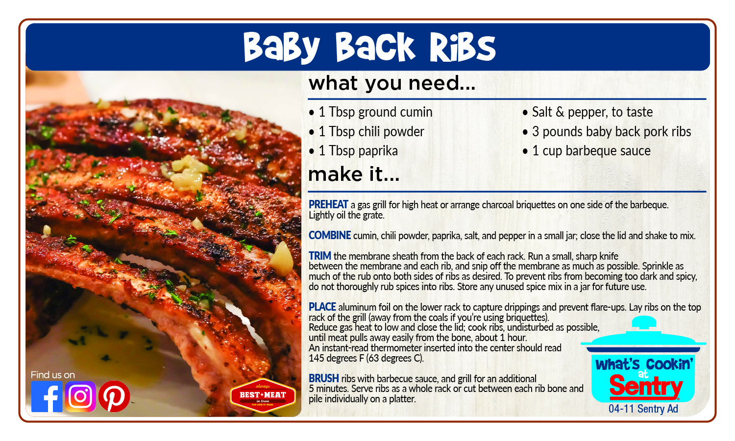 Recipe: Baby Back Ribs