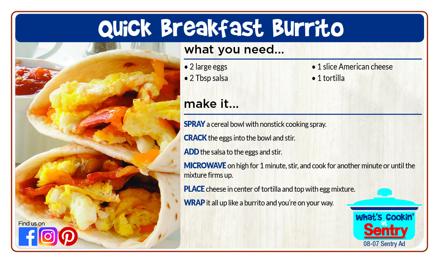 Recipe: Quick Breakfast Burrito