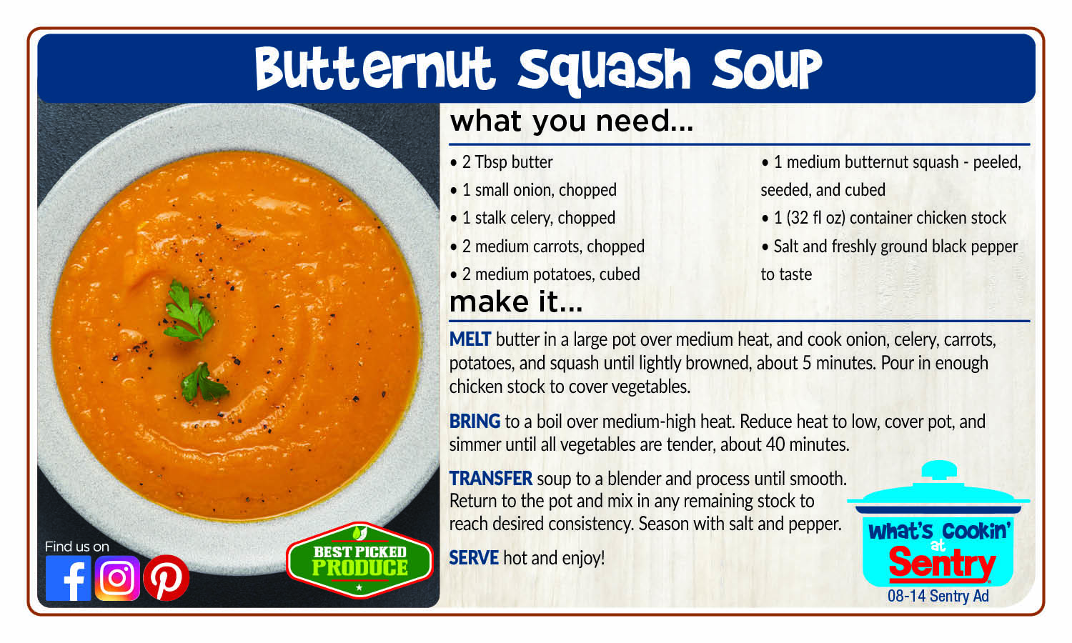 Butternut Squash Soup