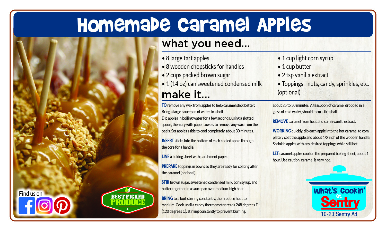 Recipe: Homemade Caramel Apples