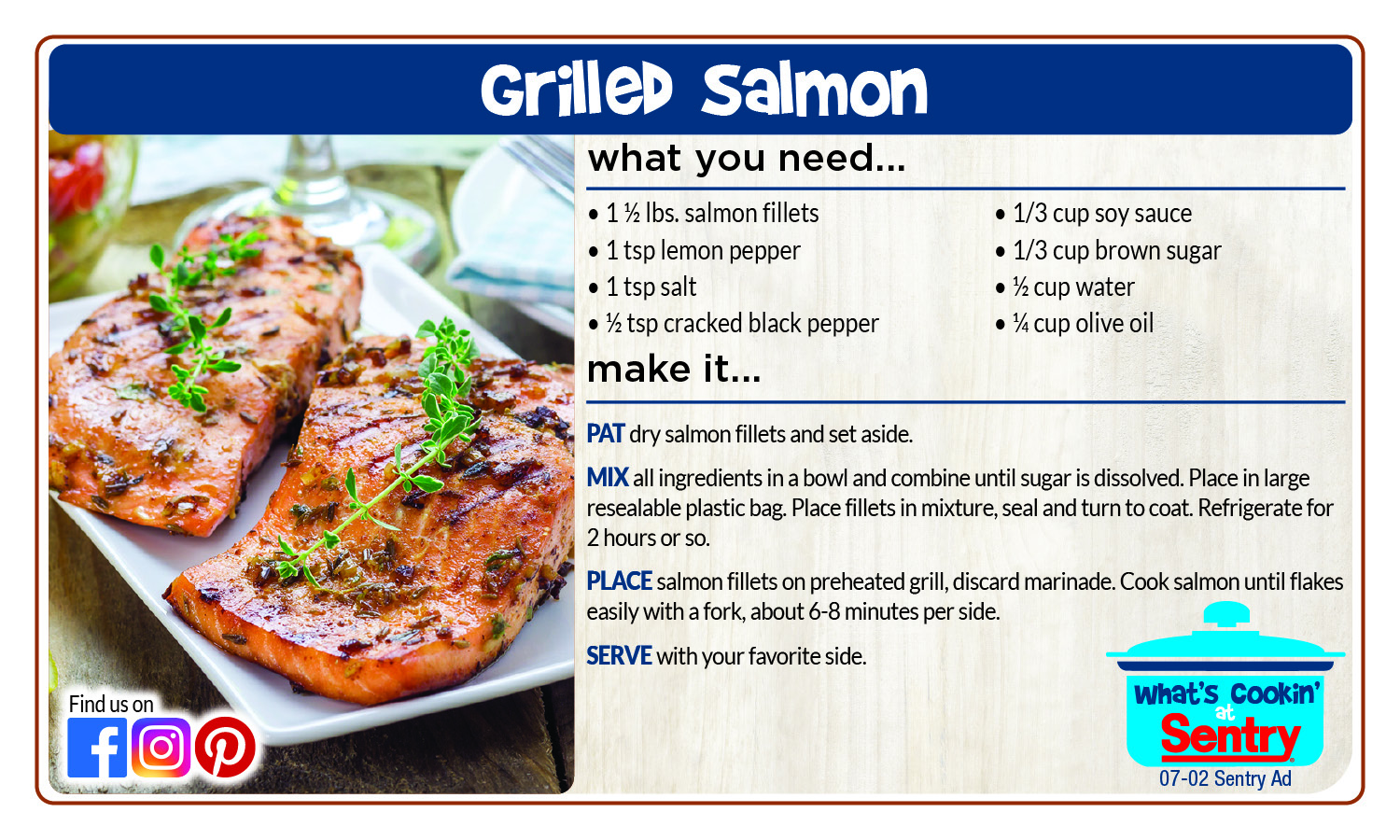 Grilled Salmon