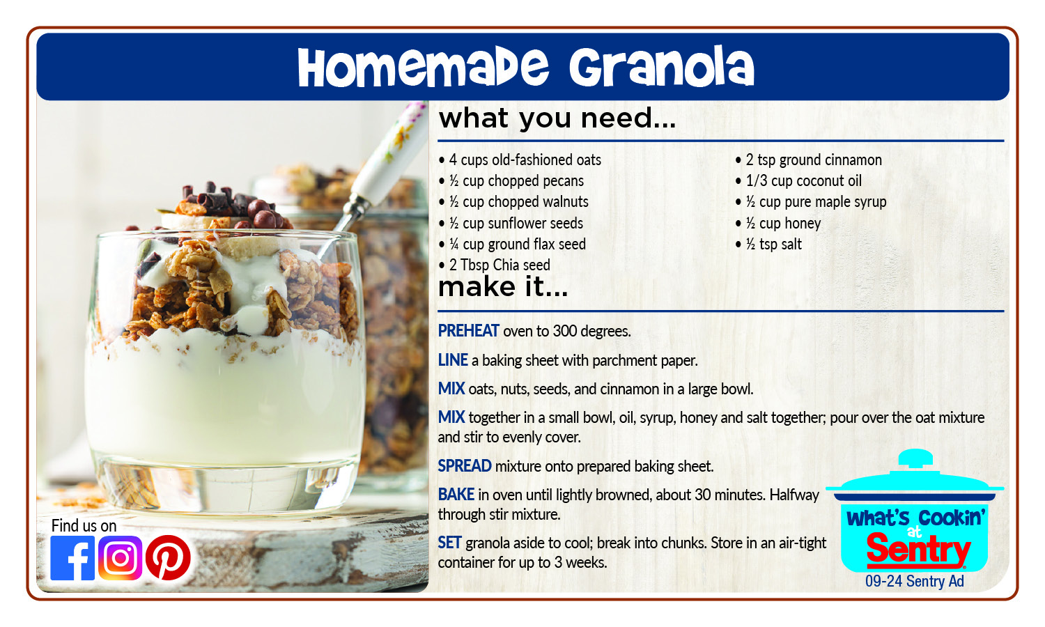 Recipe: Homemade Granola